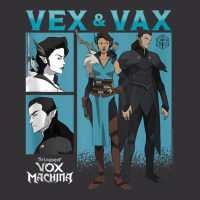 The Legend Of Vox Machina Vex & Vax Blocks Tank To Vintage Hoodie | Artistshot