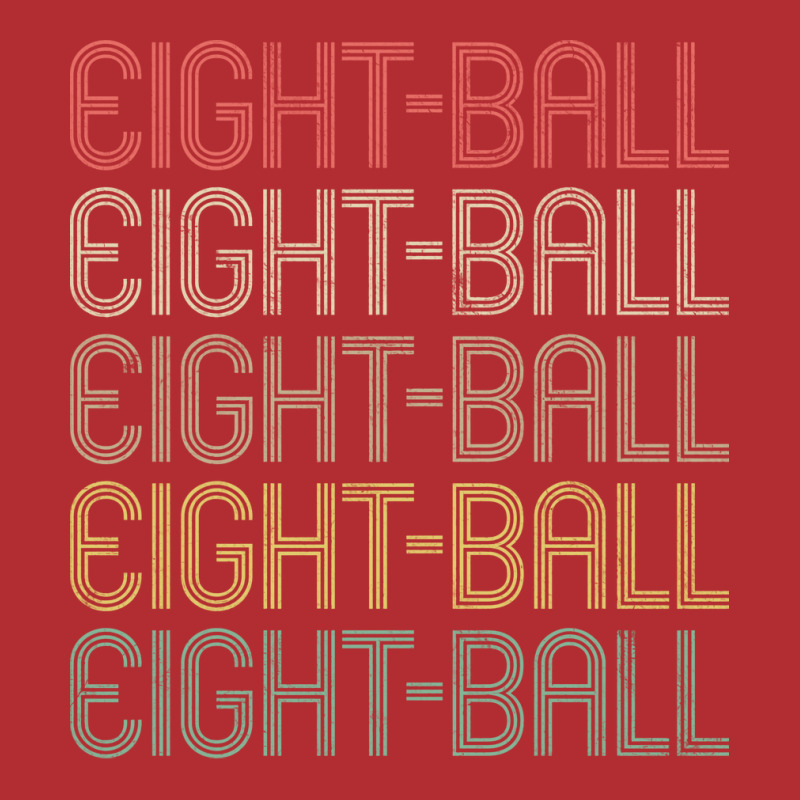 Retro Style Eight Ball Design Ladies Fitted T-Shirt by rozaiwaladc | Artistshot