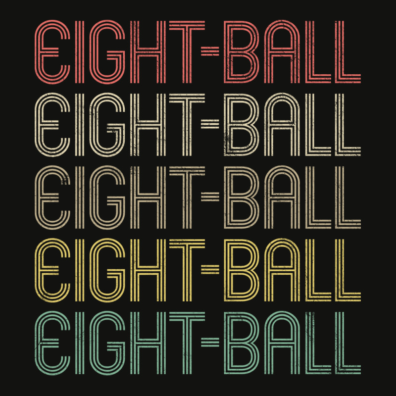 Retro Style Eight Ball Design Scorecard Crop Tee by rozaiwaladc | Artistshot