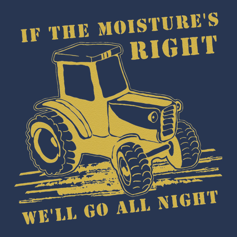 Funny Quote If The Moisture's Right Farmer Tractor Ladies Denim Jacket by cudUPTEES | Artistshot