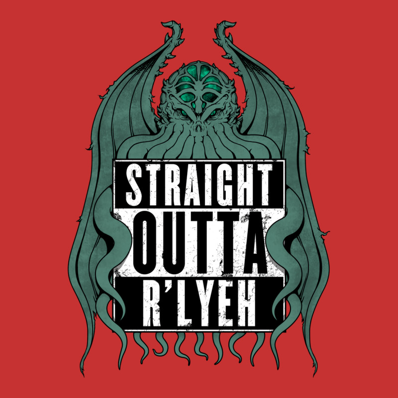 Straight Outta R'lyeh V-Neck Tee by micsikhibinop | Artistshot