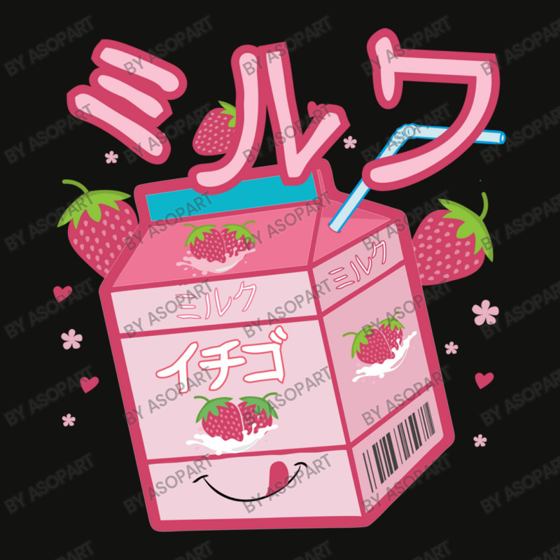 Japanese Strawberry Milk Shake Aesthetic Kawaii Otaku Scorecard Crop Tee by AsopArt | Artistshot