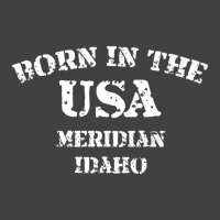 Meridian Idaho Born In The Usa Distressed Premium Vintage T-shirt | Artistshot