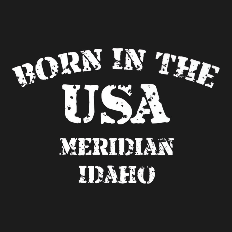 Meridian Idaho Born In The Usa Distressed Premium Hoodie & Jogger set by imelde | Artistshot