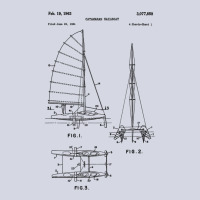 Catamaran Sailboat Blueprint Shirt   Old Sailing B Fleece Short | Artistshot