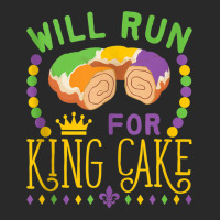 Will Run For King Cake Mardi Gras Party Parade Tan Printed Hat | Artistshot