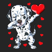 Dabbing Dalmatian Valentines Day Heart Boys Girls Unisex Hoodie | Artistshot