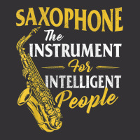 Saxophone The Instrument For Intelligent People Sa Vintage Hoodie And Short Set | Artistshot