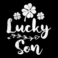 Lucky Son Irish St Patrick's Day Son Premium T Shi Cropped Hoodie | Artistshot