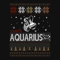 Santa Aquarius Christmas Ugly T Shirts Weekender Totes | Artistshot