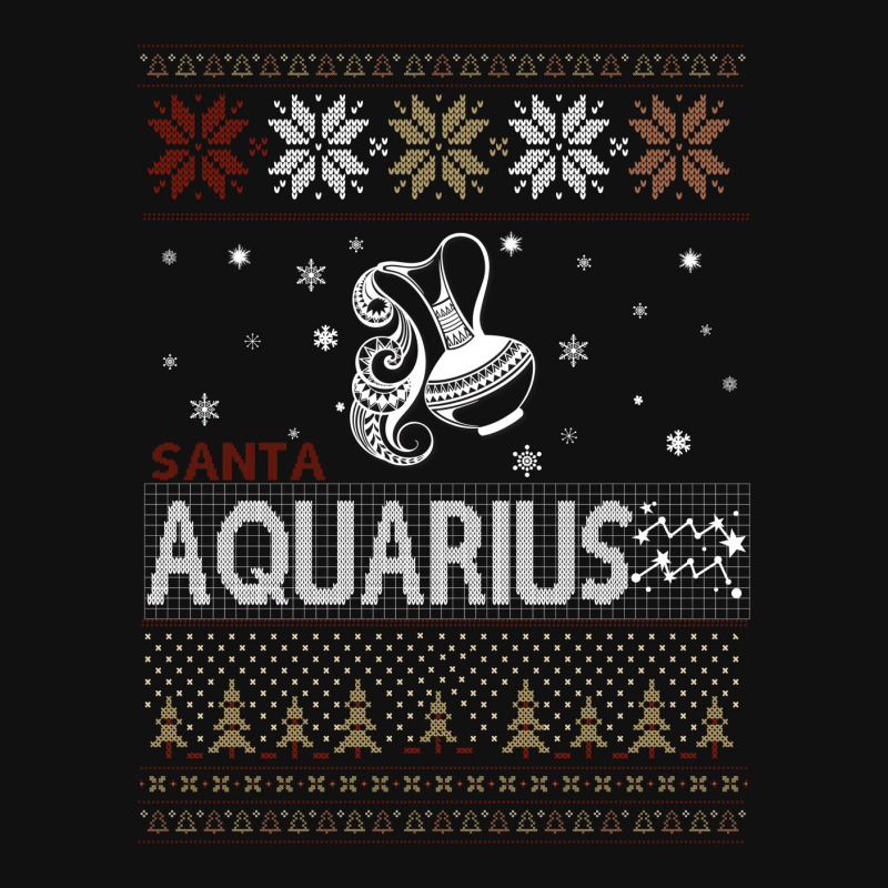 Santa Aquarius Christmas Ugly T Shirts Socks | Artistshot