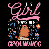 Groundhog Girl Marmot Groundhog Day Woodchuck 1 Women's V-neck T-shirt | Artistshot