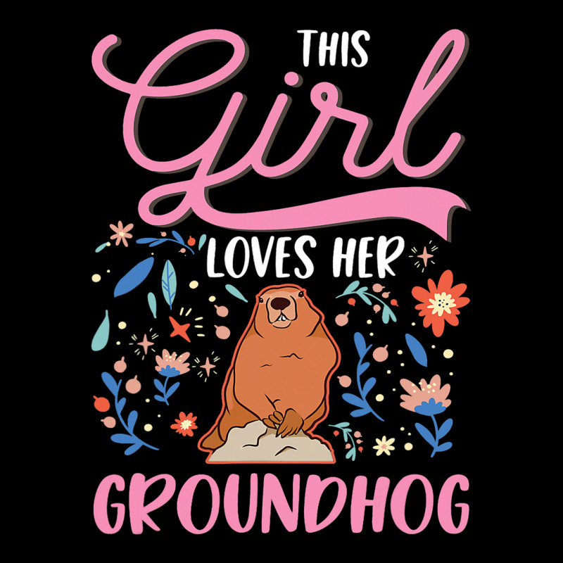 Groundhog Girl Marmot Groundhog Day Woodchuck 1 Women's V-Neck T-Shirt by XAVIERESPREE | Artistshot