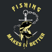 Trending Fishing - Makes It Better Crewneck Sweatshirt | Artistshot