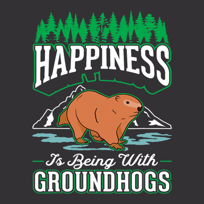 Groundhog Happiness Marmot Woodchuck 2 Vintage Short by XAVIERESPREE | Artistshot