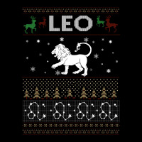 Leo Christmas Ugly Sweater V-neck Tee | Artistshot