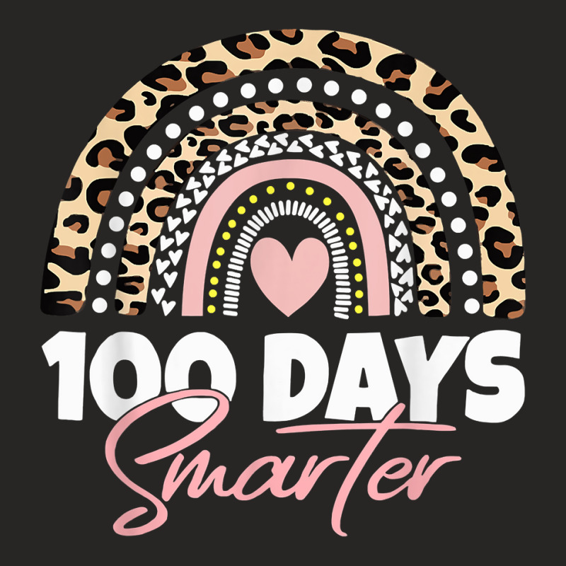 100th Day Of School For Teacher Kid 100 Days Smart Ladies Fitted T-Shirt by geisea | Artistshot