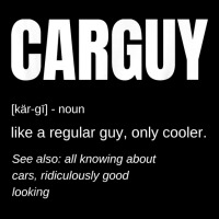 Mens Funny Car Guy Gift   Carguy Definition T Shir Adjustable Cap | Artistshot