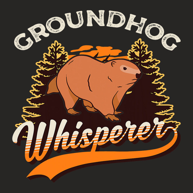 Groundhog Whisperer Marmot Whisperer 1 Ladies Fitted T-Shirt by XAVIERESPREE | Artistshot