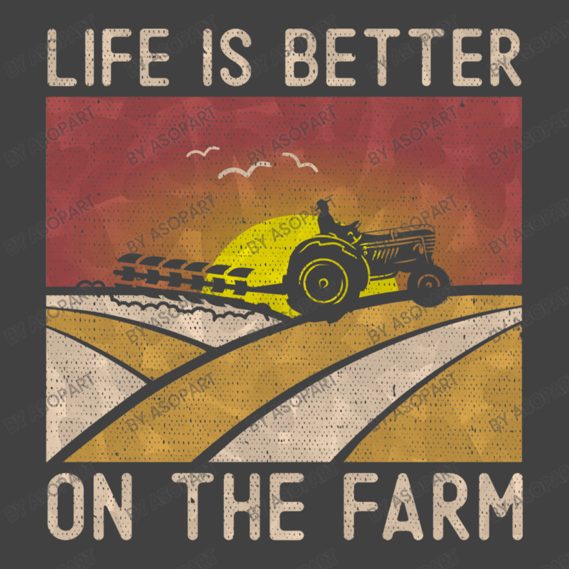 Life Is Better On The Farm Funny Farmer Gift Vintage Farming Tractor D Vintage T-Shirt by AsopArt | Artistshot