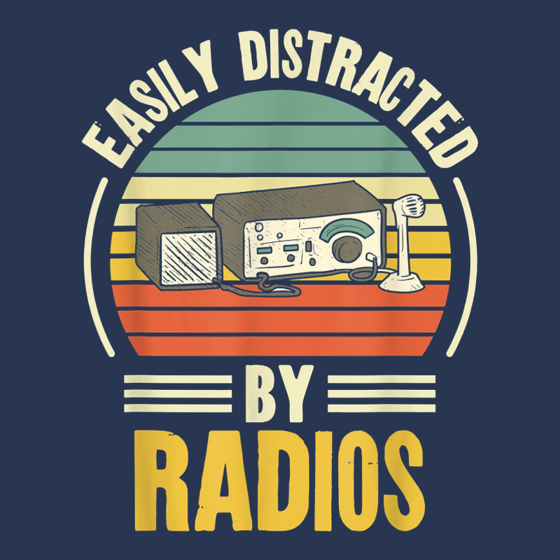 Easily Distracted By Radios Ham Radio Amateur Radi Ladies Denim Jacket by ervanm | Artistshot