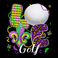 Love Golf Ball With Fleur De Lis Beads Fat Tuesday Lightweight Hoodie | Artistshot