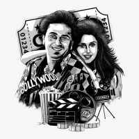 Rishi Kapoor And Madhuri Dixit 1 Ladies Fitted T-shirt | Artistshot