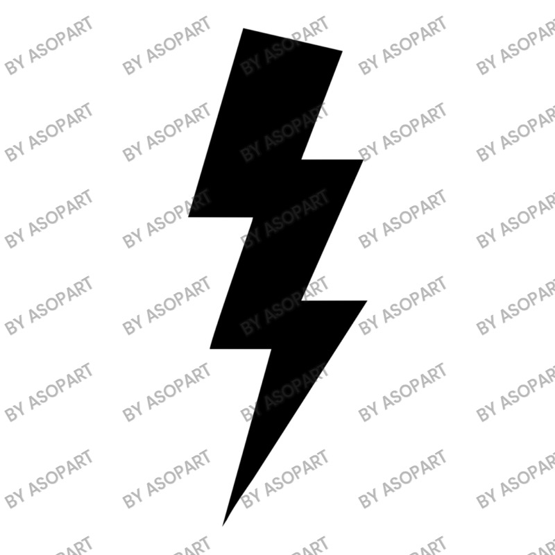 Lightning Bolt Baby Tee by AsopArt | Artistshot