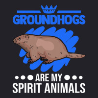 Groundhogs Are My Spirit Animals Marmot Unisex Sherpa-lined Denim Jacket | Artistshot