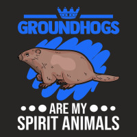 Groundhogs Are My Spirit Animals Marmot Ladies Fitted T-shirt | Artistshot