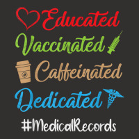 Educated Vaccinated Caffeinated Dedicated Medical Champion Hoodie | Artistshot