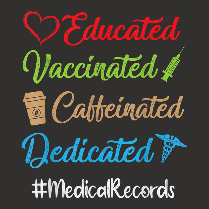 Educated Vaccinated Caffeinated Dedicated Medical Champion Hoodie by ervanm | Artistshot