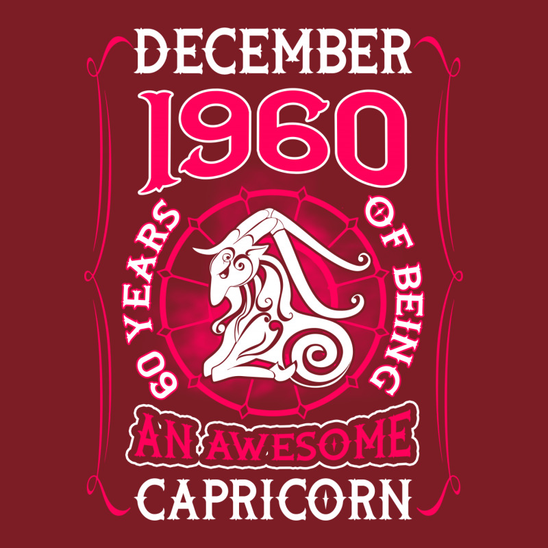 December 1960 60 Years Of Being Capricorn Flannel Shirt | Artistshot