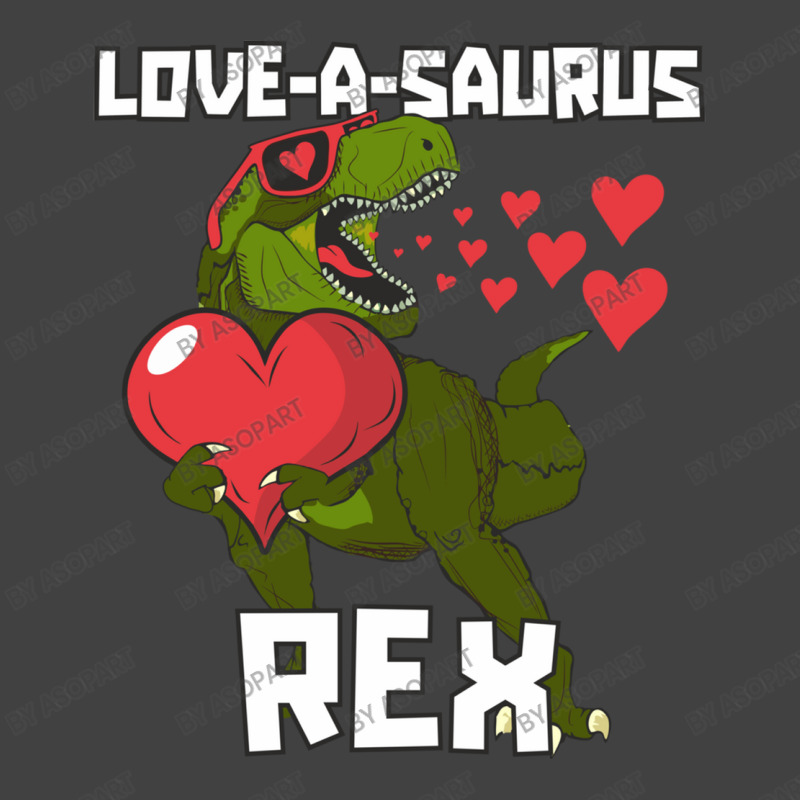 Loveasaurus Rex Valentines Day Dinosaur With Red Heart Funny And Cute Vintage T-shirt | Artistshot