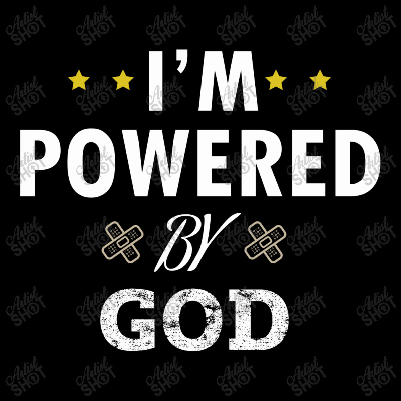 I'm Powered By God Holiday Stocking | Artistshot