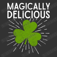 Magically Delicious Green Clover Leaf Funny St Patricks Day Lucky Sham Baby Bodysuit | Artistshot