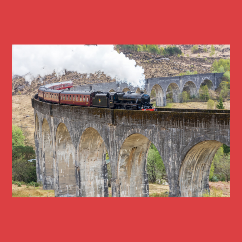 Jacobite Steam Train Over The Glenfinnan Viaduct Tank Top by heathybatevam | Artistshot