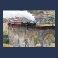 Jacobite Steam Train Over The Glenfinnan Viaduct Men Denim Jacket | Artistshot