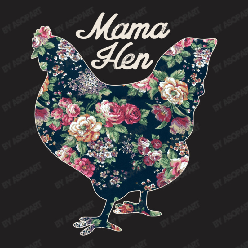 Mama Hen Floral Chicken Countrycore Aesthetics Cute Flowers Print For T-shirt | Artistshot