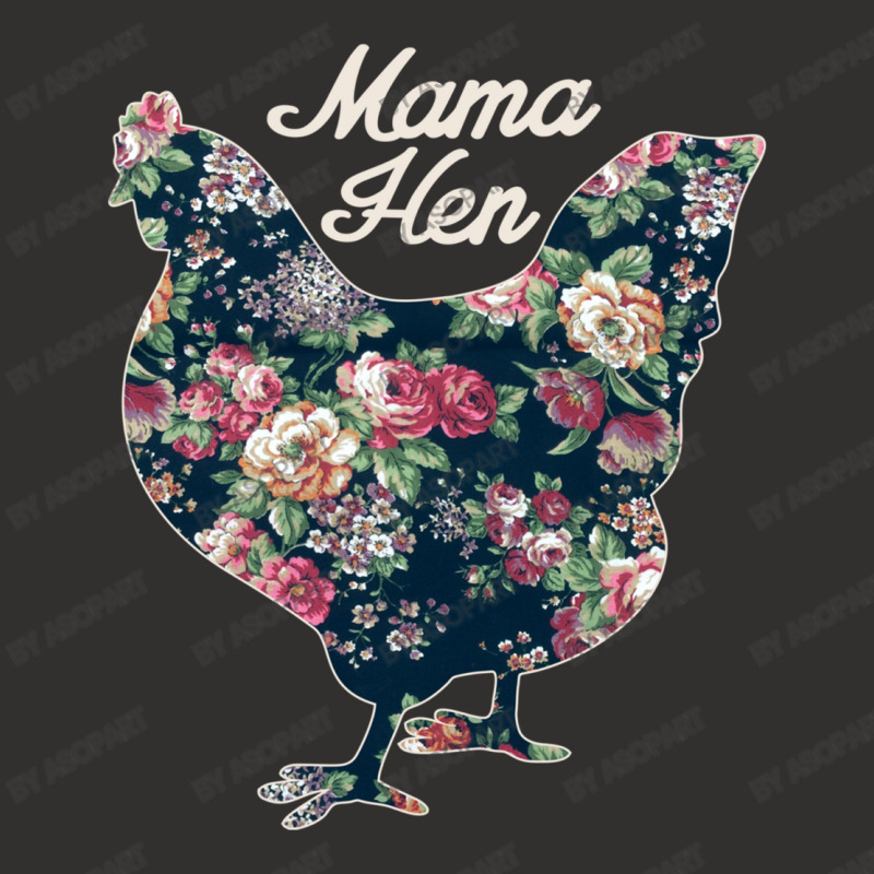 Mama Hen Floral Chicken Countrycore Aesthetics Cute Flowers Print For Champion Hoodie | Artistshot