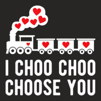 Kids Valentine's Day Choo Choo Train Hearts For Bo Ladies Fitted T-shirt | Artistshot