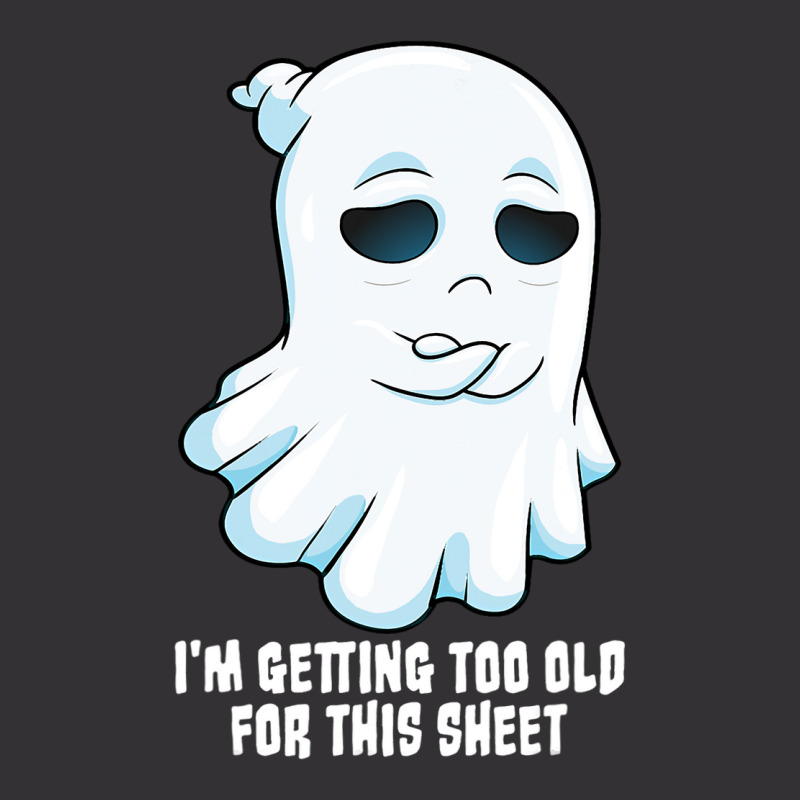 Sad Ghost Halloween Costume Getting Too Old For Th Vintage Short | Artistshot