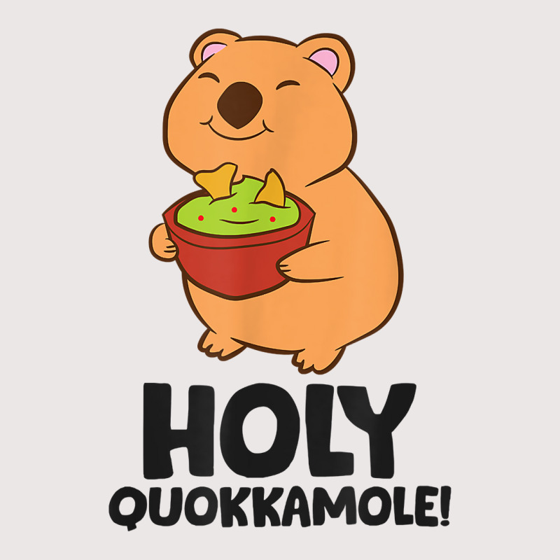 Holy Quokkamole Cute Avocado Quokka Eating Guacamo Pocket T-shirt | Artistshot