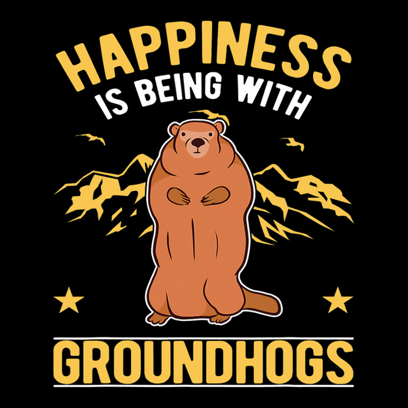 Happiness Is Being With Groundhogs Marmot 69 Adjustable Cap | Artistshot