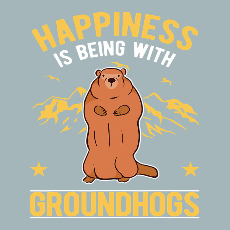 Happiness Is Being With Groundhogs Marmot 69 Unisex Sherpa-Lined Denim Jacket by XAVIERESPREE | Artistshot