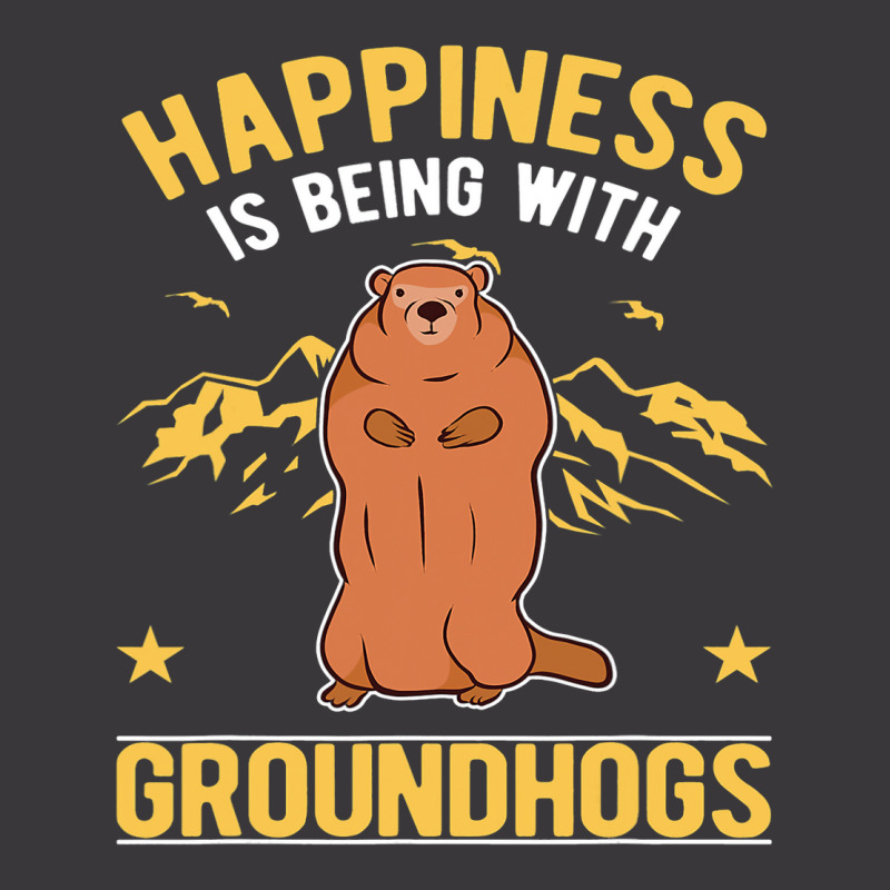 Happiness Is Being With Groundhogs Marmot 69 Ladies Curvy T-Shirt by XAVIERESPREE | Artistshot