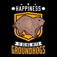 Happiness Is Being With Groundhogs Marmot Adjustable Cap | Artistshot