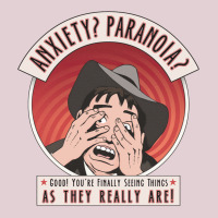 Anxiety Paranoia Ladies Fitted T-shirt | Artistshot