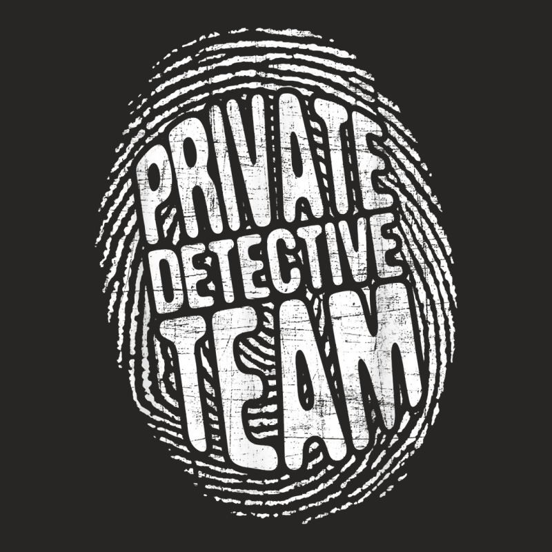 Private Detective Team   Investigate Investigator Ladies Fitted T-Shirt by marioc | Artistshot