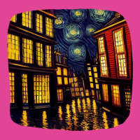 The Alley At A Starry Night Ii   Van Gogh Style T-shirt | Artistshot